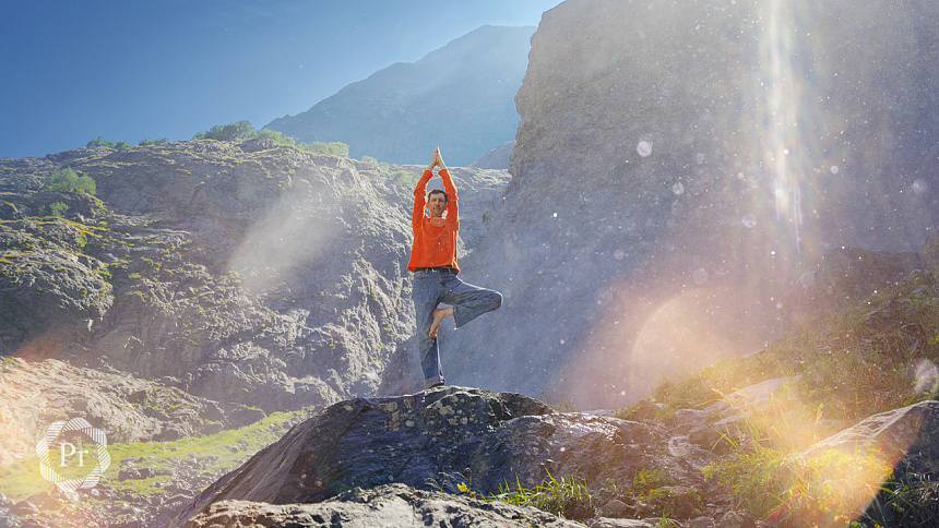 врикшасана фото