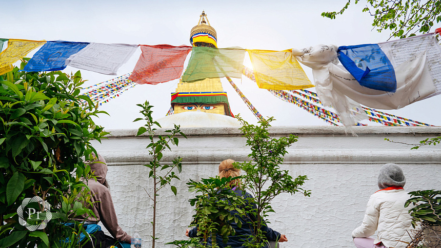 медитация в непале фото