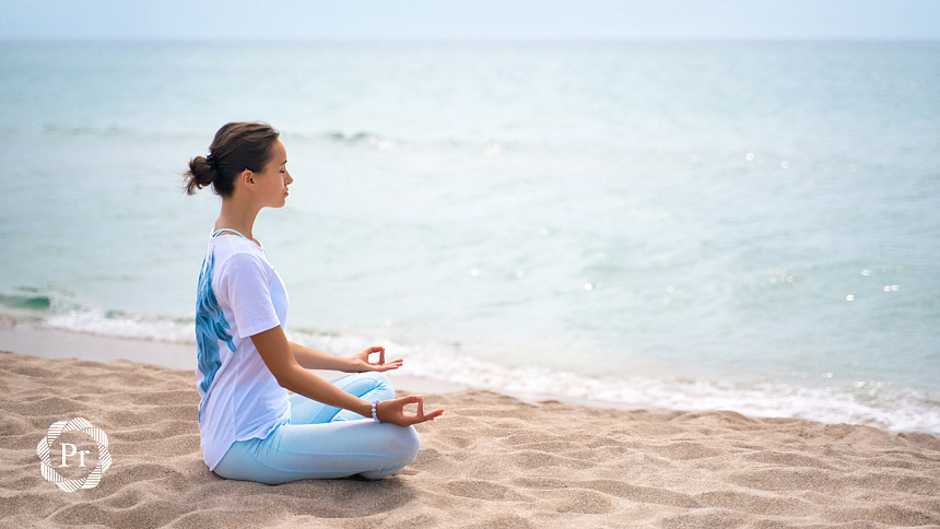 девушка на фото море