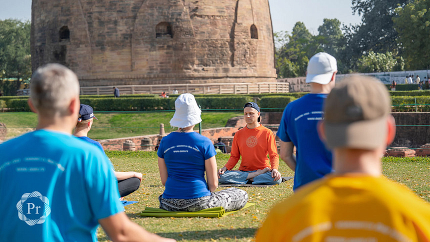 медитация у ступы