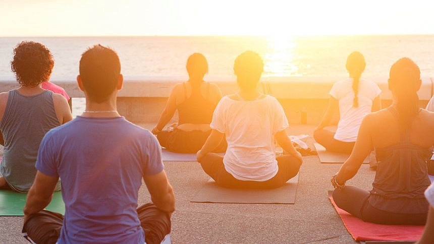 пранаяма на природе фото