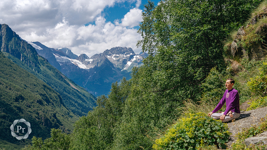 пранаяма в горах фото