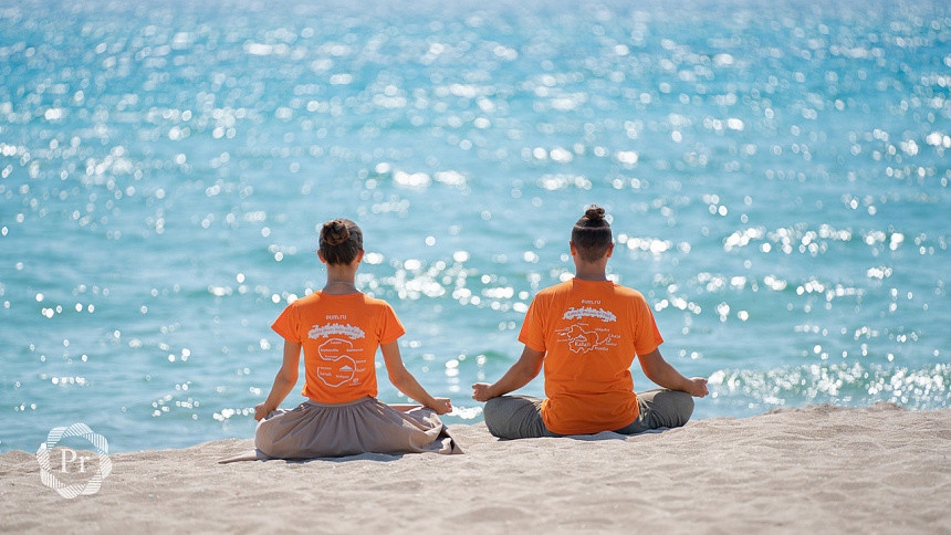 медитация на море фото