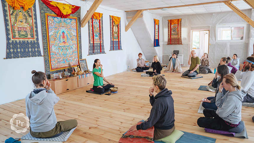 анулома-пранаяма в группе фото