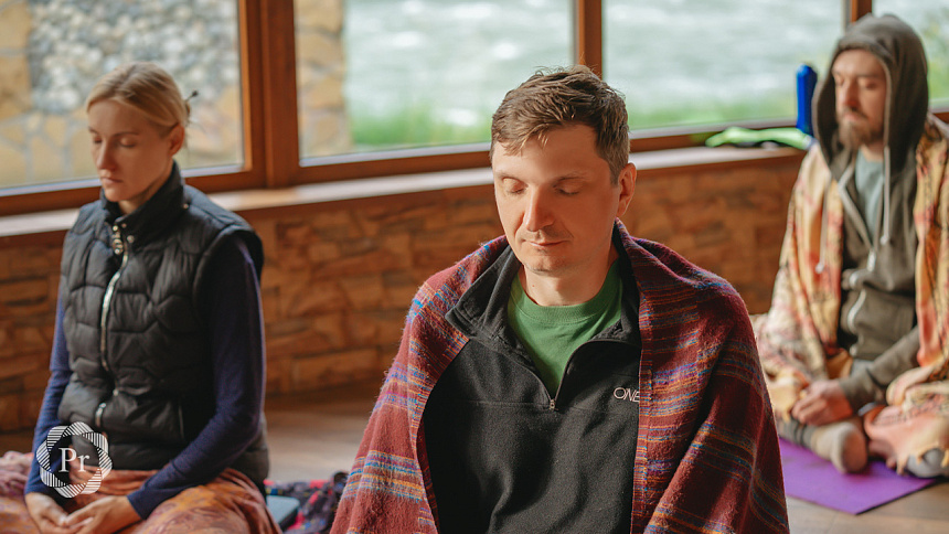 медитация в группе фото